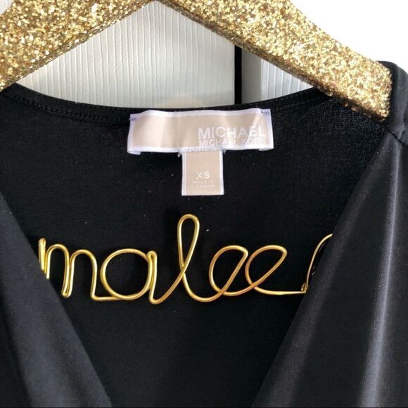 Michael Michael Kors Black 3/4 Wrap Dress - Picture 5 of 7